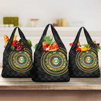 Ivory Coast Grocery Bag African Tribal Pattern