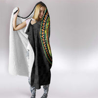 Ivory Coast Hooded Blanket African Tribal Pattern