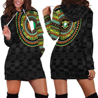 Ivory Coast Hoodie Dress African Tribal Pattern