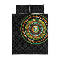Ivory Coast Quilt Bed Set African Tribal Pattern