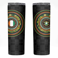 Ivory Coast Skinny Tumbler African Tribal Pattern