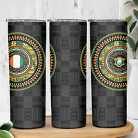 Ivory Coast Skinny Tumbler African Tribal Pattern