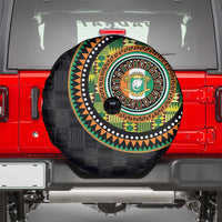 Ivory Coast Spare Tire Cover African Tribal Pattern