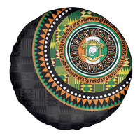 Ivory Coast Spare Tire Cover African Tribal Pattern