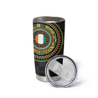 Ivory Coast Tumbler Cup African Tribal Pattern