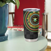 Ivory Coast Tumbler Cup African Tribal Pattern