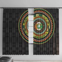 Ivory Coast Window Curtain African Tribal Pattern
