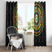 Ivory Coast Window Curtain African Tribal Pattern