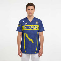 Custom Curacao Football 2026 Scrub Top Road to Glory