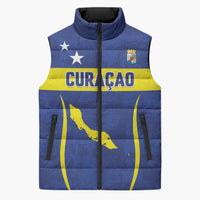 Custom Curacao Football 2026 Sleeveless Puffer Jacket Road to Glory