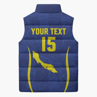 Custom Curacao Football 2026 Sleeveless Puffer Jacket Road to Glory