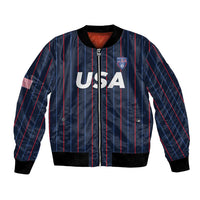 Custom USA Soccer 2026 Bomber Jacket Stars and Stripes Take the Field