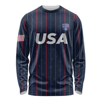 Custom USA Soccer 2026 Long Sleeve Shirt Stars and Stripes Take the Field