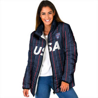 Custom USA Soccer 2026 Padded Jacket Stars and Stripes Take the Field