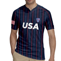 Custom USA Soccer 2026 Rugby Jersey Stars and Stripes Take the Field