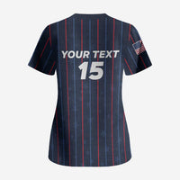 Custom USA Soccer 2026 Scrub Top Stars and Stripes Take the Field