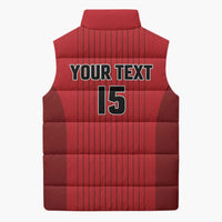 Custom Canada Soccer 2026 Sleeveless Puffer Jacket True North Takes the Pitch - Red