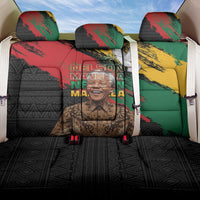 Nelson Mandela International Day Back Car Seat Cover African Pattern Grunge Style - Wonder Print Shop
