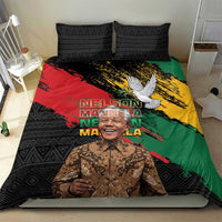 Nelson Mandela International Day Bedding Set African Pattern Grunge Style - Wonder Print Shop