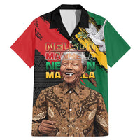 Nelson Mandela International Day Family Matching Mermaid Dress and Hawaiian Shirt African Pattern Grunge Style - Wonder Print Shop