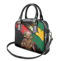 Nelson Mandela International Day Shoulder Handbag African Pattern Grunge Style - Wonder Print Shop