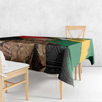 Nelson Mandela International Day Tablecloth African Pattern Grunge Style - Wonder Print Shop