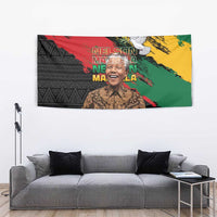 Nelson Mandela International Day Tapestry African Pattern Grunge Style - Wonder Print Shop