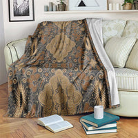 Madiba Nelson Mandela Blanket Indonesia Batik Earthy Brown - Wonder Print Shop