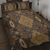 Madiba Nelson Mandela Quilt Bed Set Indonesia Batik Earthy Brown - Wonder Print Shop