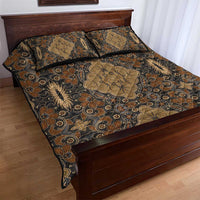 Madiba Nelson Mandela Quilt Bed Set Indonesia Batik Earthy Brown - Wonder Print Shop