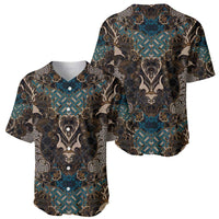 Madiba Nelson Mandela Baseball Jersey Indonesia Batik Black - Wonder Print Shop