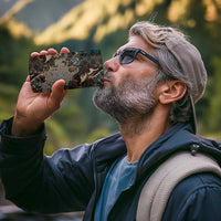 Madiba Nelson Mandela 4 in 1 Can Cooler Tumbler Indonesia Batik Black - Wonder Print Shop