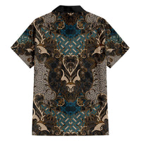 Madiba Nelson Mandela Family Matching Puletasi and Hawaiian Shirt Indonesia Batik Black - Wonder Print Shop