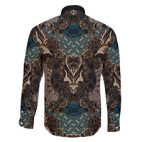 Madiba Nelson Mandela Family Matching Summer Maxi Dress and Hawaiian Shirt Indonesia Batik Black - Wonder Print Shop