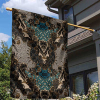 Madiba Nelson Mandela Garden Flag Indonesia Batik Black - Wonder Print Shop