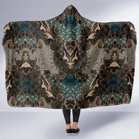 Madiba Nelson Mandela Hooded Blanket Indonesia Batik Black - Wonder Print Shop