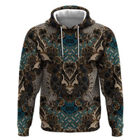 Madiba Nelson Mandela Hoodie Indonesia Batik Black - Wonder Print Shop