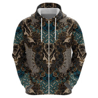 Madiba Nelson Mandela Hoodie Indonesia Batik Black - Wonder Print Shop