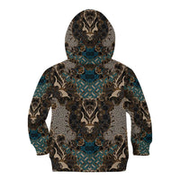 Madiba Nelson Mandela Kid Hoodie Indonesia Batik Black - Wonder Print Shop