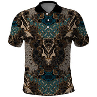 Madiba Nelson Mandela Polo Shirt Indonesia Batik Black - Wonder Print Shop