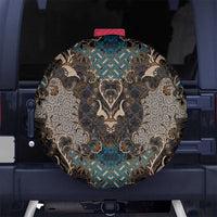 Madiba Nelson Mandela Spare Tire Cover Indonesia Batik Black - Wonder Print Shop