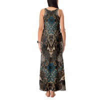 Madiba Nelson Mandela Tank Maxi Dress Indonesia Batik Black - Wonder Print Shop