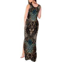 Madiba Nelson Mandela Tank Maxi Dress Indonesia Batik Black - Wonder Print Shop