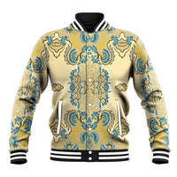 Madiba Nelson Mandela Baseball Jacket Indonesia Batik Yellow Bule - Wonder Print Shop