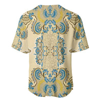 Madiba Nelson Mandela Baseball Jersey Indonesia Batik Yellow Bule - Wonder Print Shop