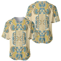 Madiba Nelson Mandela Baseball Jersey Indonesia Batik Yellow Bule - Wonder Print Shop