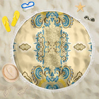 Madiba Nelson Mandela Beach Blanket Indonesia Batik Yellow Bule - Wonder Print Shop