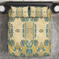 Madiba Nelson Mandela Bedding Set Indonesia Batik Yellow Bule - Wonder Print Shop