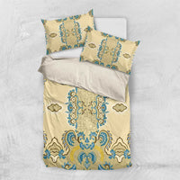 Madiba Nelson Mandela Bedding Set Indonesia Batik Yellow Bule - Wonder Print Shop