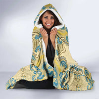 Madiba Nelson Mandela Hooded Blanket Indonesia Batik Yellow Bule - Wonder Print Shop